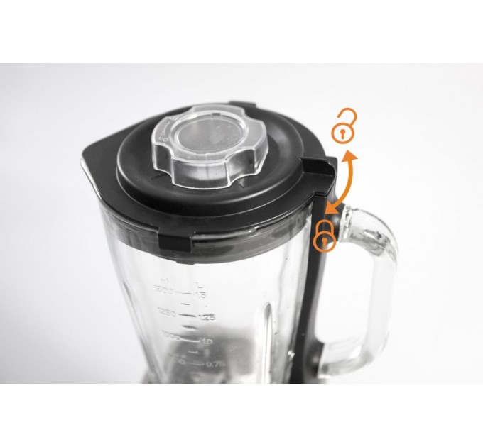 Блендер Gorenje стационарный 1000Вт, чаша-1500мл, стекло, черный