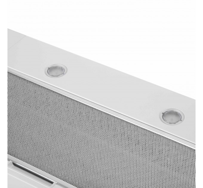 Вытяжка ARDESTO телескопическая, метал, 60см, 450м3ч, метал, 2х1Вт LED, кнопочное, белый