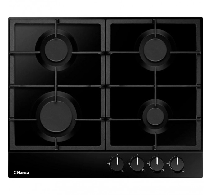 Варочная поверхность Hansa газовая, 60см, чугун, черный