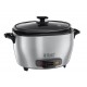 Рисоварка Russell Hobbs MaxiCook, 1000Вт, чаша-5л, электронное управл., нерж. сталь, черный