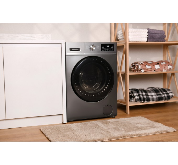 Стиральная машина ARDESTO фронтальная Black Mars, 6кг, 1200, А++, 45см, дисплей, пар, серый