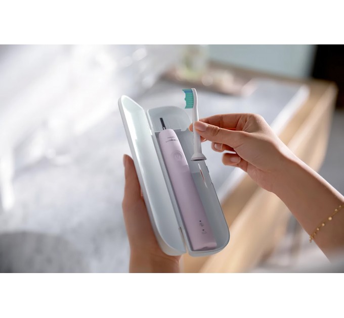 Щетка зубная электр. Philips Sonicare 3100 series, 31т. колеб/мин, насадок-1, розовый
