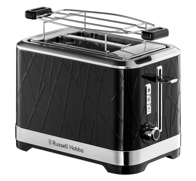Тостер Russell Hobbs Structure, 1050Вт, пластик, чёрный