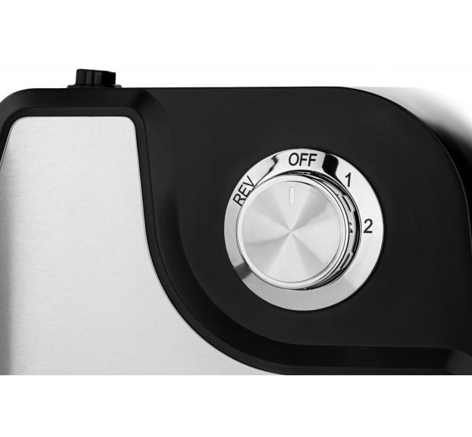 Мясорубка ARDESTO, 1700Вт, 1.6кг/мин, 2 решетки, насадка для колбас, кеббе, томатов, пластик/металл, черно-серебристый