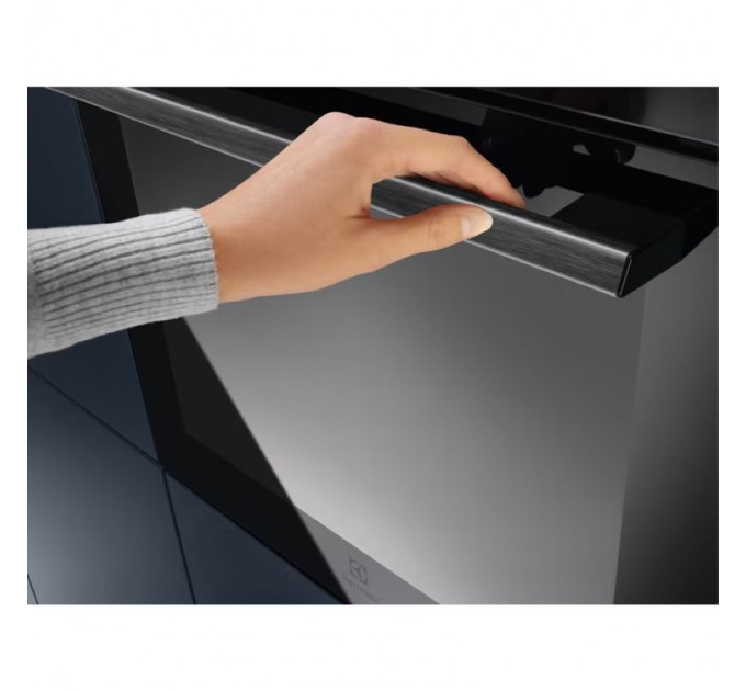 Духовой шкаф Electrolux электрический, 72л, A+, пар, дисплей, конвекция, телескопические направляющие, черный