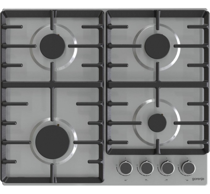 Комплект Gorenje (духовка электрическая BO6737E02XK + варочная поверхность газовая G642ABX), 743550, нерж.