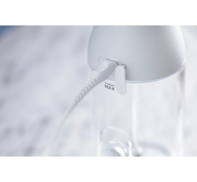 Іригатор Philips портативний Sonicare Cordless Power Flosser 3000, чаша 250 мл, чохол, 2 насадки , білий