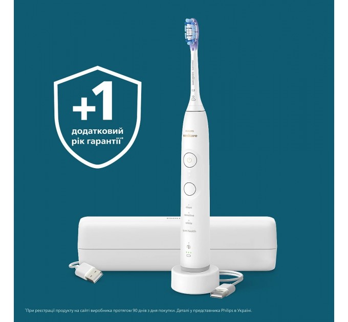 Щетка зубная электр. Philips Sonicare 7100 Series, 62т. колеб/мин, насадок-1, футляр, белый