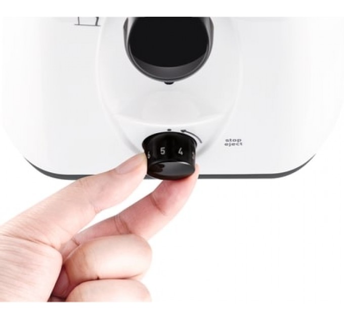 Тостер Tefal Delfini 850Вт, пластик, біло-чорний