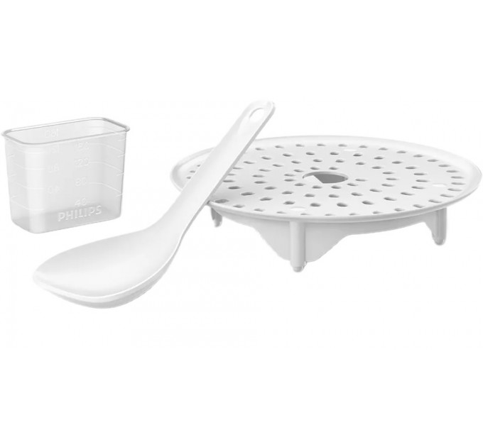 Мультиварка Philips Viva Collection 1300Вт, чаша-6л, электронное управл., 15 авто. программ, нержав.сталь, платик, чорний