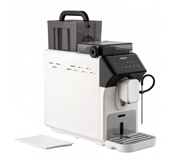 Кавомашина ARDESTO, 2л, зерно, автомат.капуч, дисплей, авторецептів -9, біло-чорний