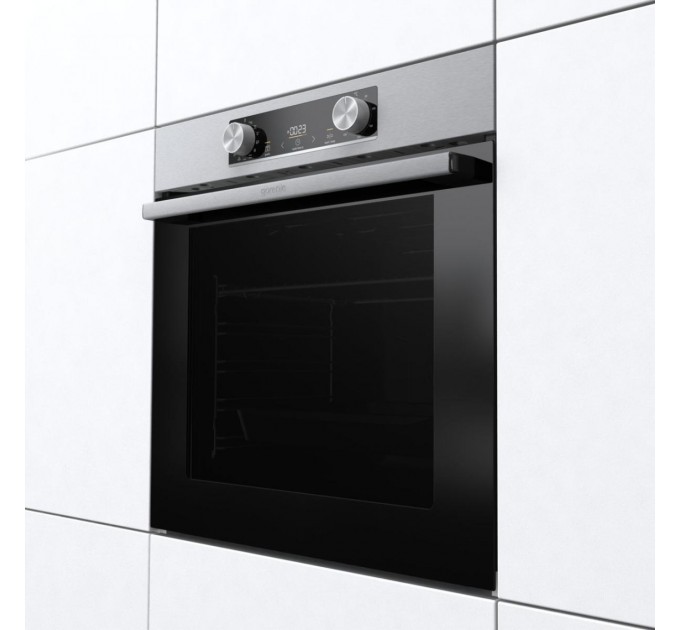 Комплект Gorenje (духовка электрическая BO6737E02XK + варочная поверхность газовая G642ABX), 743550, нерж.