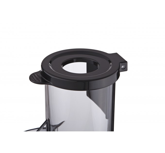 Соковыжималка ARDESTO шнековая 200Вт, чаша-0.6л, жмых-0.6л, пластик/металл, серебристо-черный