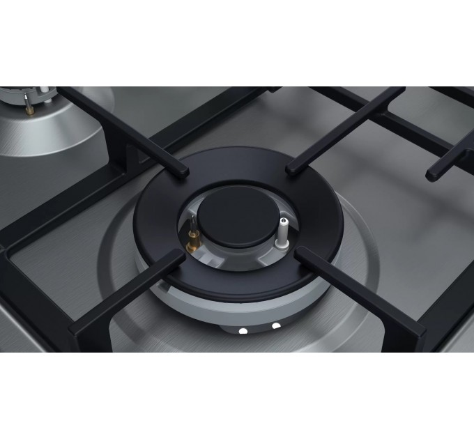 Варочная поверхность Siemens газовая, 60см, чугун, нерж