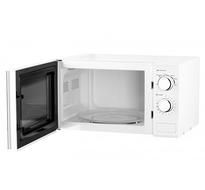 Микроволновая печь ARDESTO, 23л, мех. управл., 900Вт, откр.кнопкой, белый