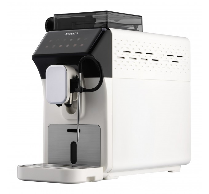 Кавомашина ARDESTO, 2л, зерно, автомат.капуч, дисплей, авторецептів -9, біло-чорний