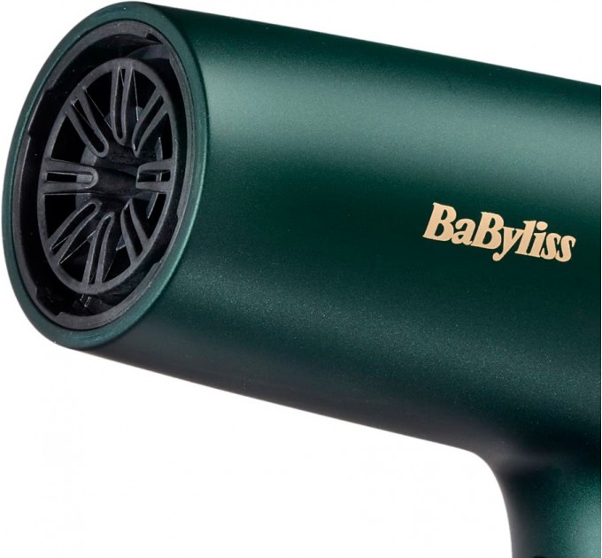 Фен Babyliss Air Power Pro, 1700Вт, 3 режими, дифузор, іоніз-я, хол. обдув, зелений