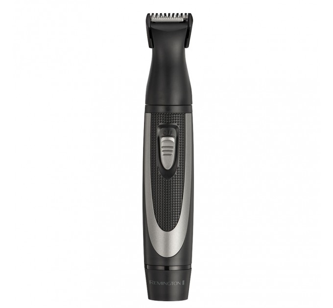 Набор триммеров Remington WORKS для бороды, усов, носа, ушей, сеть+1хАА, чехол, расческа, сталь, черный