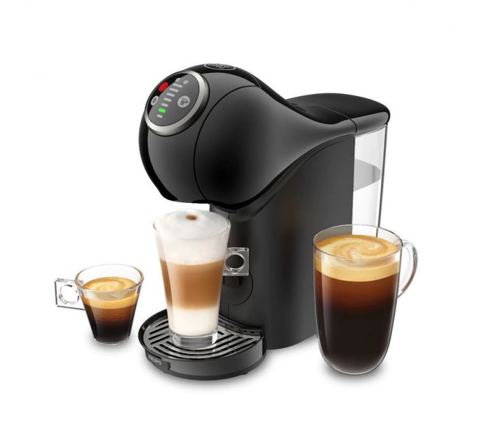 Кофеварка Krups капсульная Dolce Gusto Genio S Plus 1.2л, капсулы, сенсорное управление, черный