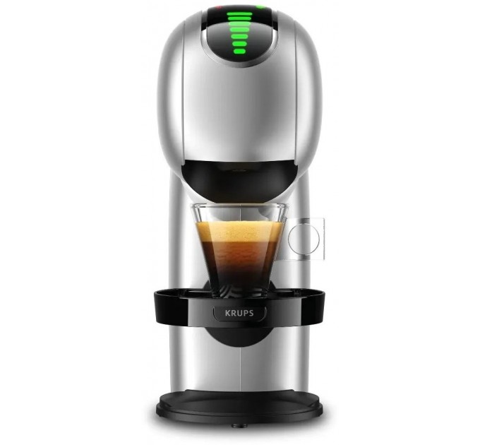 Кофеварка Krups капсульная Dolce Gusto Genio S Touch 0.8л, капсулы, сенсорное управление, серебристый