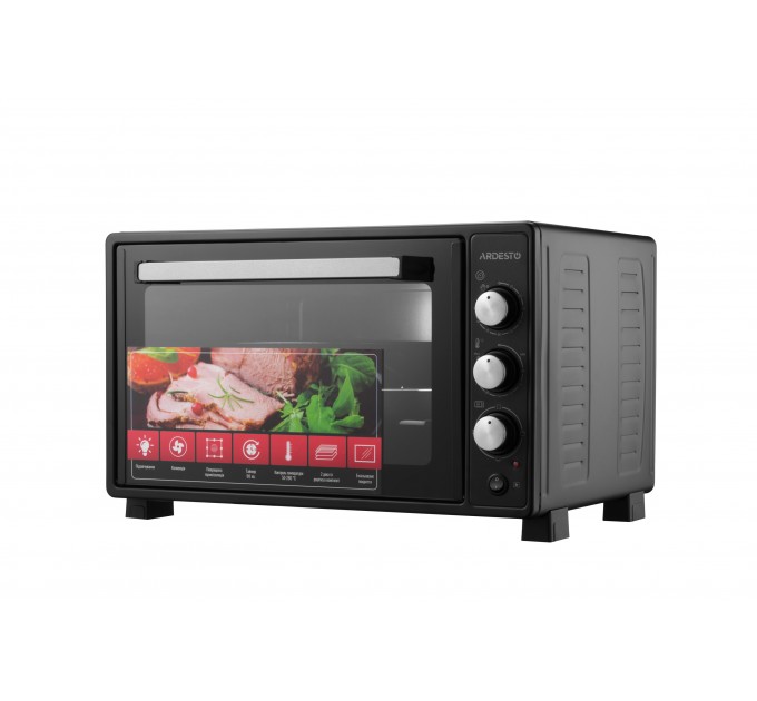 Піч електрична ARDESTO, 40л, 1300Вт, механіч., конвекція, чорний