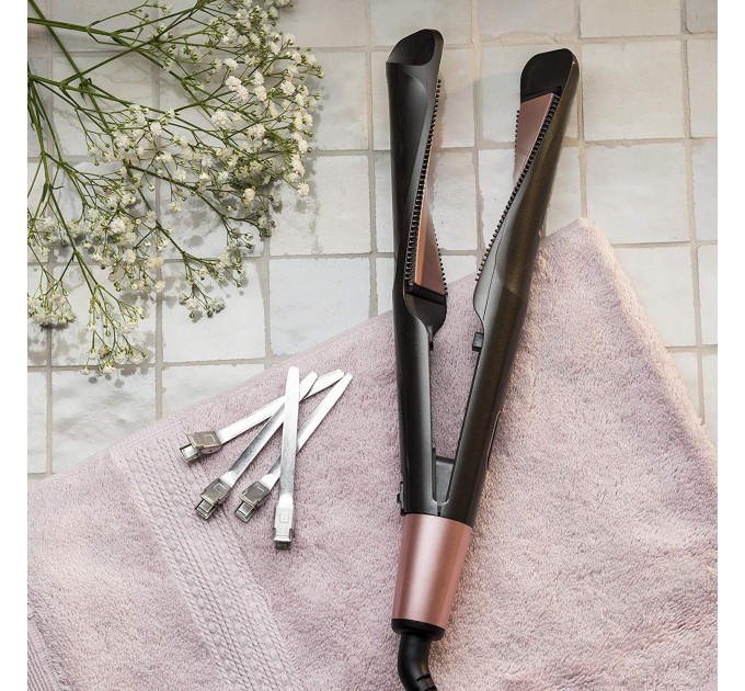 Випрямляч Remington Curl&Straight Confidence, 47Вт, темп.режимів-5, 150-230С, дисплей, кераміка, чорний