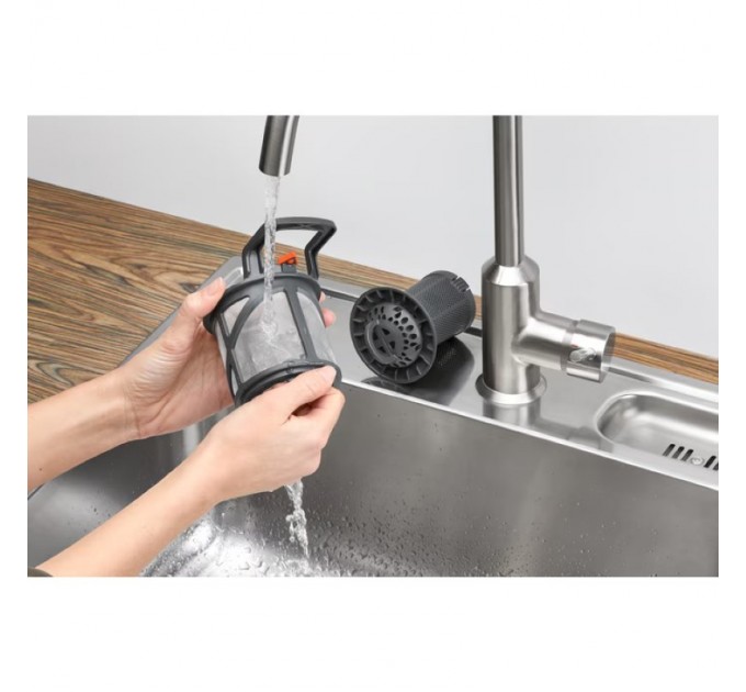 Посудомоечная машина Electrolux встраиваемая, 10компл., D, 45см, дисплей, инвертор, 3я корзина, черный