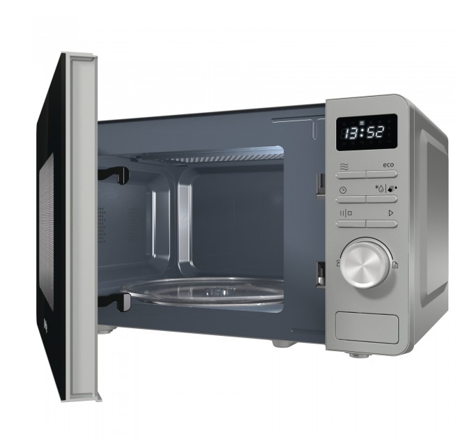 Мікрохвильова піч Gorenje, 20л, електр. керув., 800Вт, дисплей, нерж