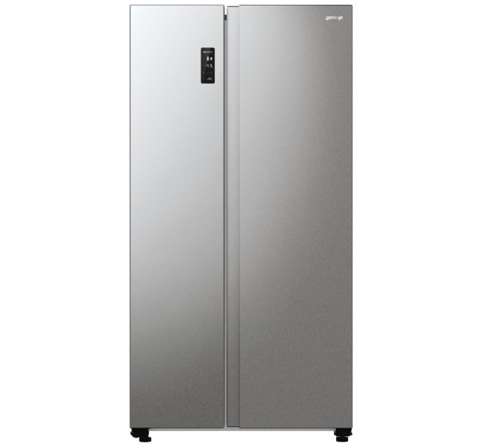 Холодильник SBS Gorenje, 179х67х92см, 2 дв., 356(191)л, А++, NF+, Инв. , Зона св-ти, Внешн.диспл, матовый серый