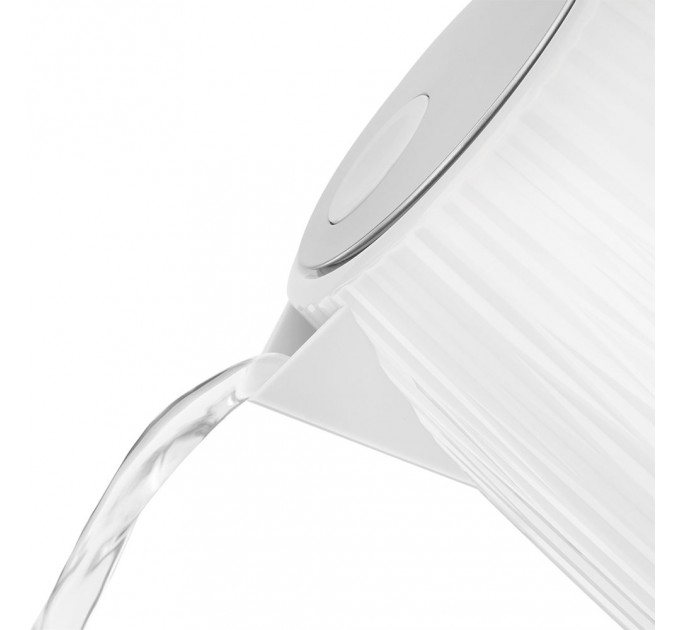 Электрочайник Russell Hobbs Eden, 1.7л, нержавеющая сталь, пластик, белый