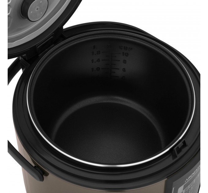 Мультиварка ARDESTO, 860Вт, чаша-5л, электр. управление, металл/пластик, бронзовый