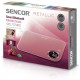 Весы Sencor кухонные, 5кг, подключение к смарфтону, AAAx2, пластик, красный