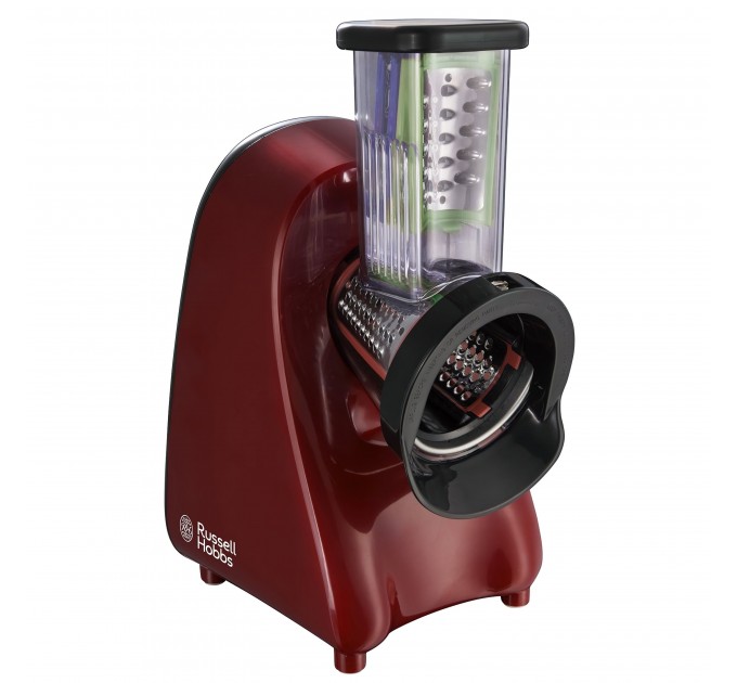 Мультирезка Russell Hobbs Desire Slice&Go, 200Вт, 3 насадки, корпус-пластик, крассный