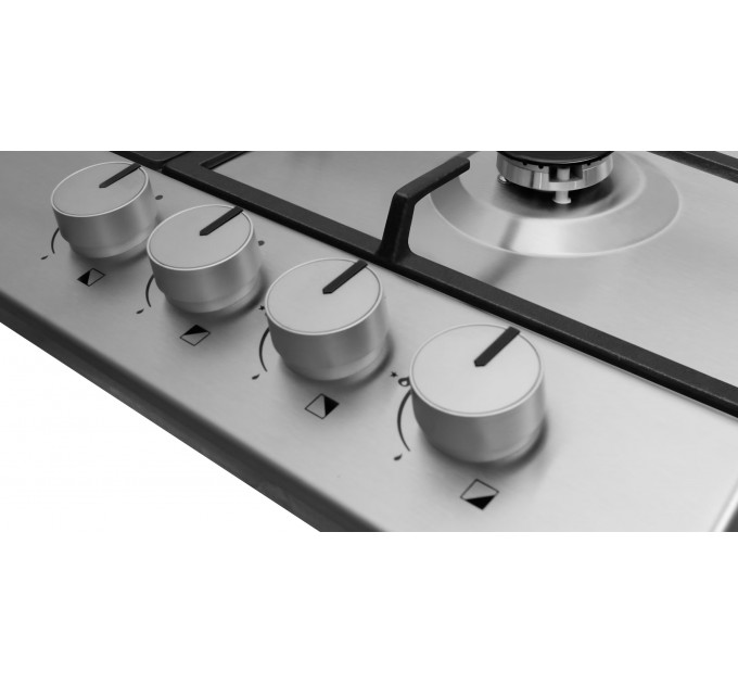 Комплект Hansa (духовка электрическая + поверхность газовая), черный+нерж