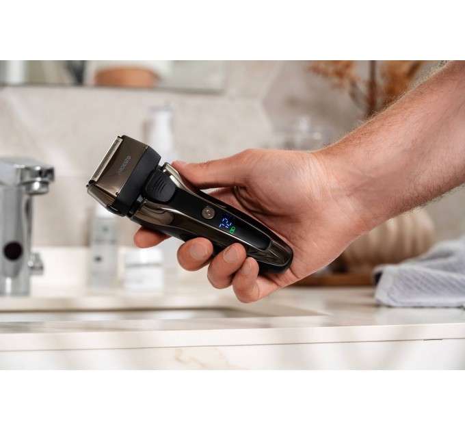 Бритва електр. ARDESTO SHR-B8WDR сеточная , 8Вт, Li-Ion, сух.+влажн., черный