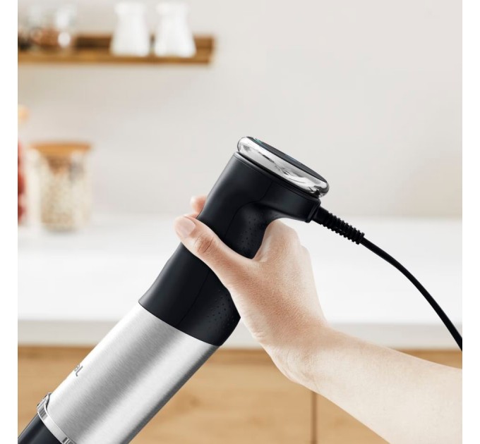 Блендер Tefal погружной Quickchef+ 1000Вт, 3в1, чаша-800мл, чопер-500мл, турборежим, серебристо-черный