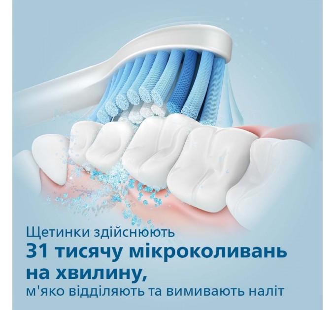Щетка зубная электр. Philips Sonicare 2100 Series, 31т. колеб/мин, насадок-1, белый