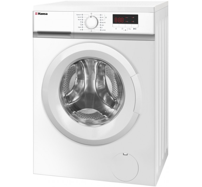 Пральна машина Hansa фронтальна, 8кг, 1400, A++, 57см, дисплей, білий