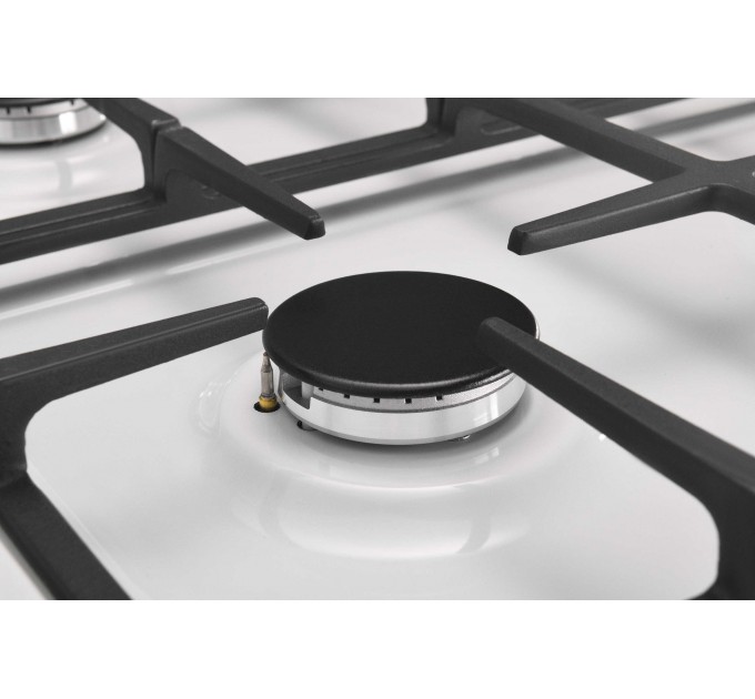 Плита ARDESTO комби Elegance, 72л, 60x60см, чугун, подсветка, форсунки LPG (подключение газового баллона), белый