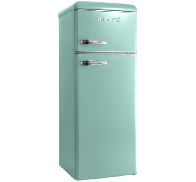 Холодильник Snaige с верхн. мороз., 147.5x56х63, холод.отд.-166л, мороз.отд.-46л, 2дв., A++, ST, retro, бирюза