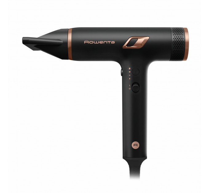 Фен Rowenta T-Shape Maestria Nano, 1700Вт, 3 режими, дифузор, іоніз-я, хол. обдув, чорний