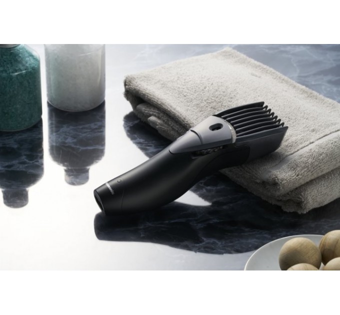 Машинка для стрижки Panasonic, акум., роторный мотор, сталь, черный