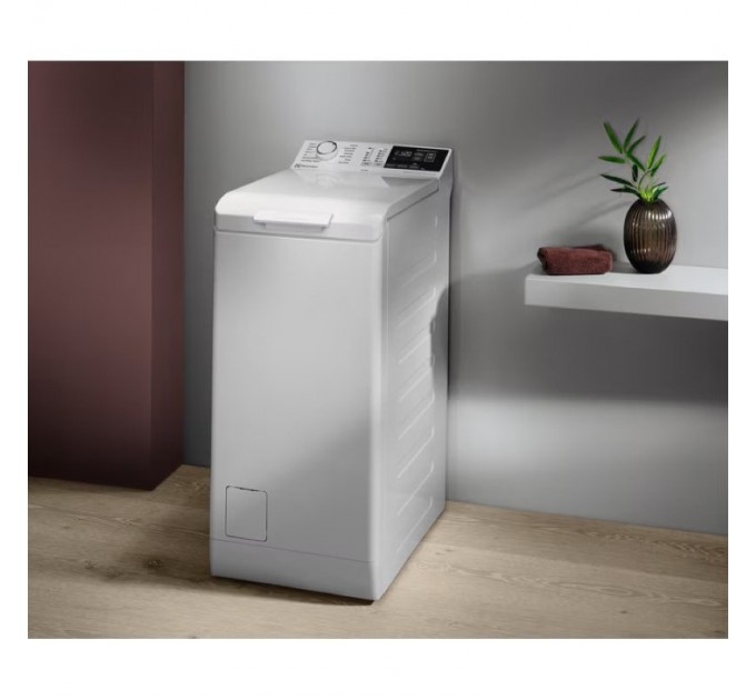 Стиральная машина Electrolux вертикальная, 6кг, 1000, D, 60см, дисплей, белый