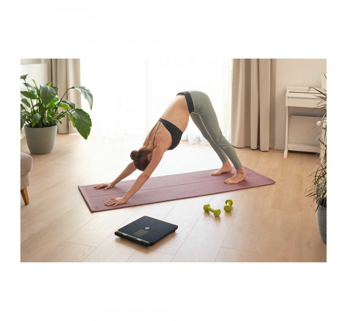 Ваги Sencor підлогові діагностичні, 180кг, підсвіч., дисплея, підкл. до смартфону, 4хAAA, скло, темно-синій