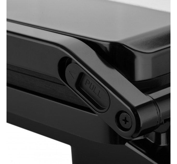 Гриль ARDESTO прижимной 1800Вт, раскрытие на 180°, металл, черно-серебристый