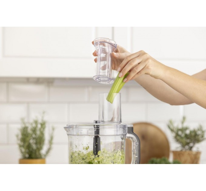 Кухонна машина Gorenje 1500Вт, чаша-пластик, корпус-метал/пластик, чорний