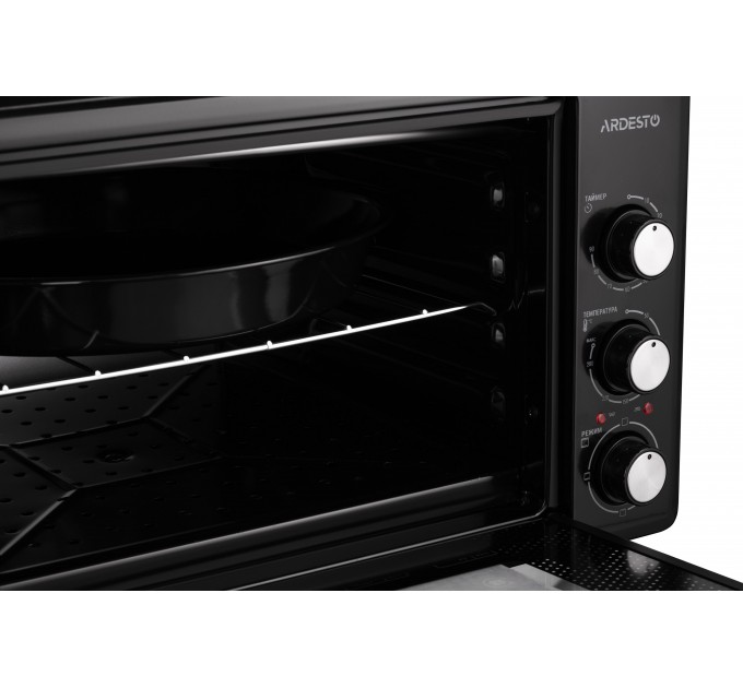 Піч електрична ARDESTO, 40л, 1300Вт, механіч., чорний