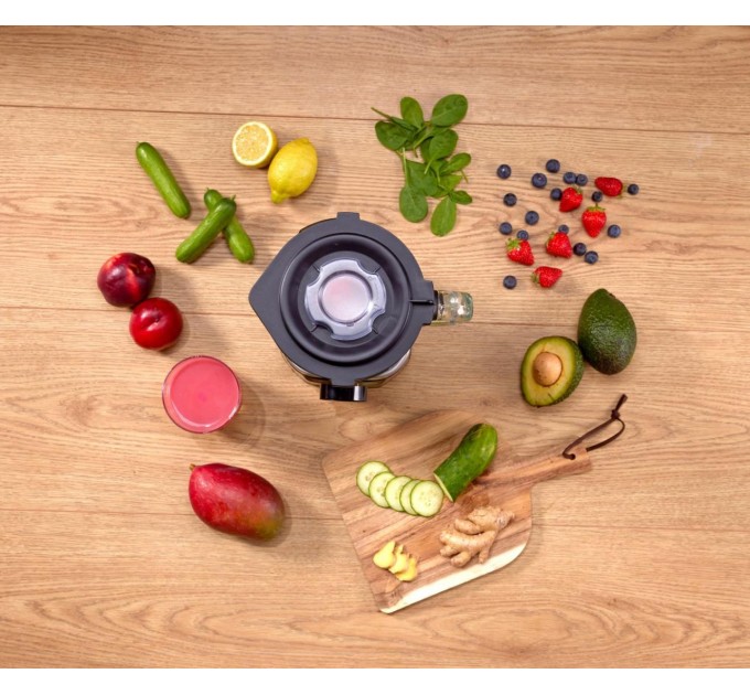 Блендер Gorenje стационарный 1000Вт, чаша-1500мл, стекло, черный