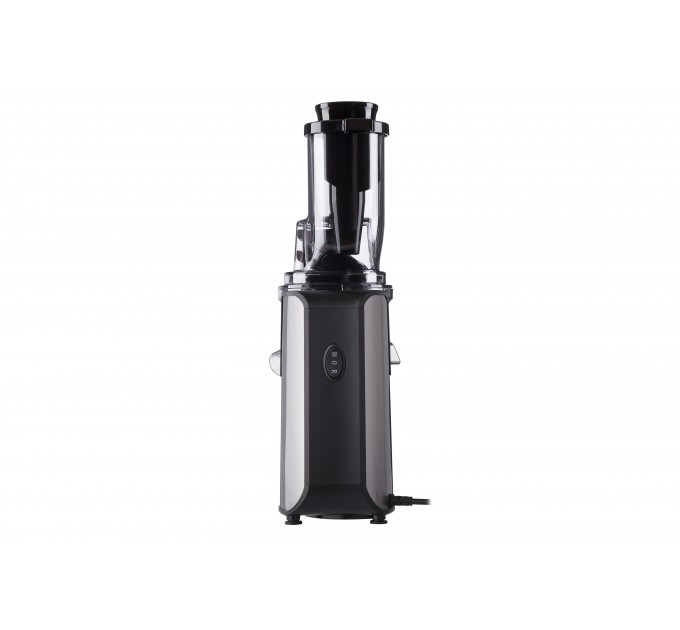 Соковыжималка ARDESTO шнековая 200Вт, чаша-0.6л, жмых-0.6л, пластик/металл, серебристо-черный