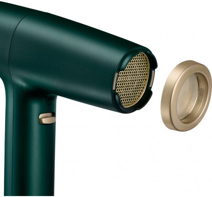 Фен Babyliss Air Power Pro, 1700Вт, 3 режими, дифузор, іоніз-я, хол. обдув, зелений